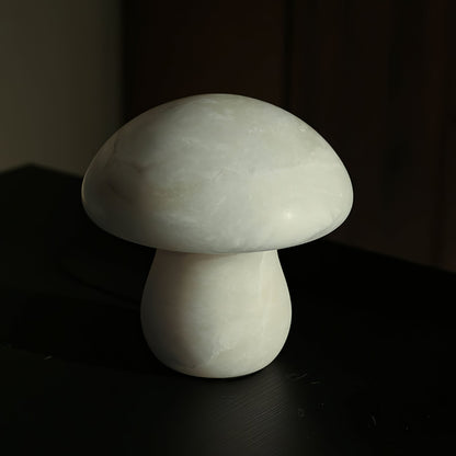 MushroomAura - Alabaster Table Lamp