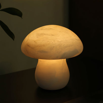 MushroomAura - Alabaster Table Lamp
