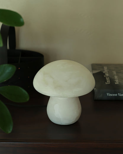 MushroomAura - Alabaster Table Lamp
