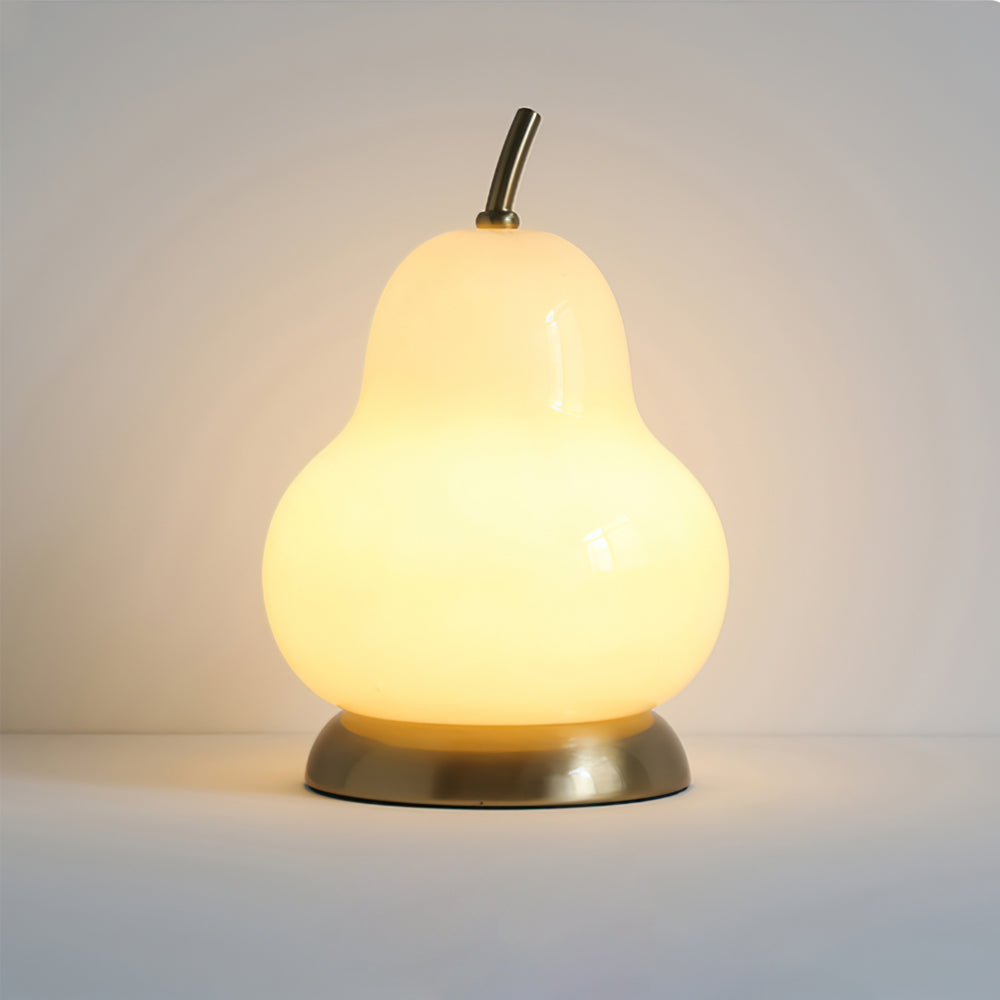 PearLight - Glasbordlampe med batteri