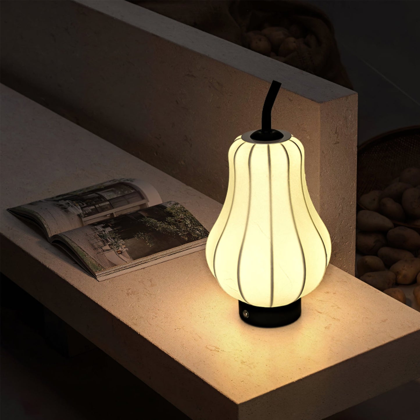 LichtPeer - Table Lamp with Rechargeable Battery and Creative Design