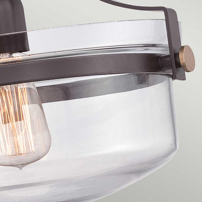BronzeAura - Semi-flush Ceiling Light