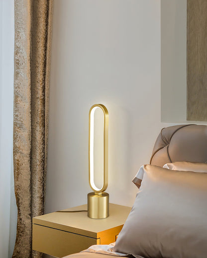 LuxePerigee - Bordlampe med subtil elegance og stemningsfuld belysning