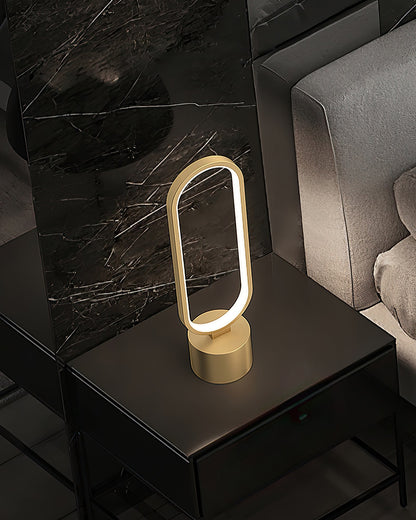 LuxePerigee - Bordlampe med subtil elegance og stemningsfuld belysning