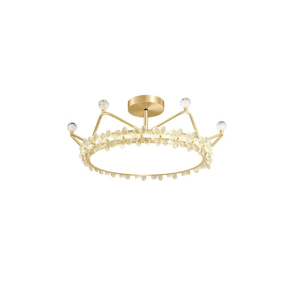 CrownLuxe - Deckenleuchte mit Kronenform und stimmungsvoller Beleuchtung