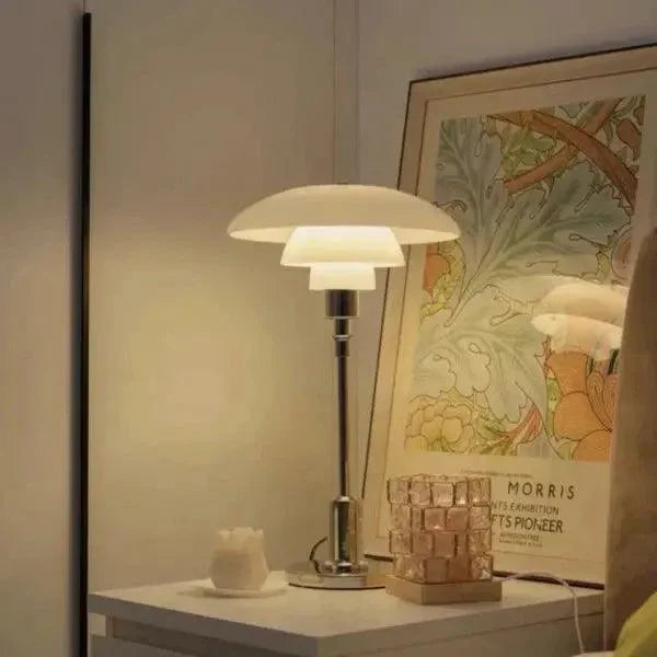 DiskLume - Metal Bordlampe med Lavt Design