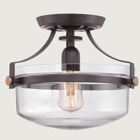 BronzeAura - Semi-flush Ceiling Light