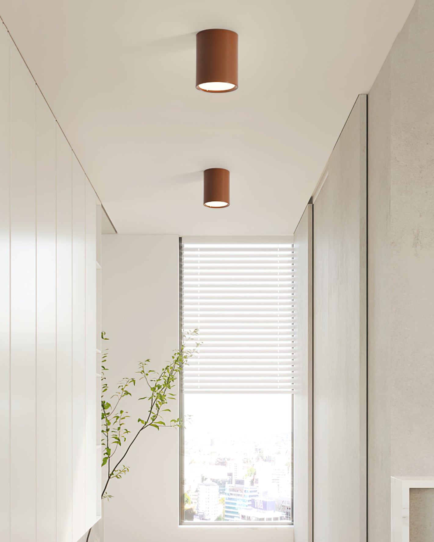 AsherGlow - Loftlampe med moderne form og behagelig lysfordeling