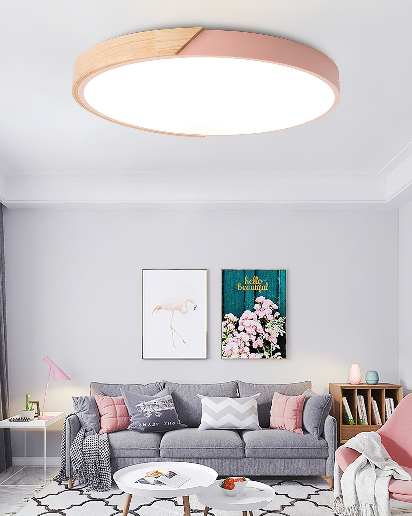 DelphiGlow - Deckenleuchte mit zeitlosem Design und atmosphärischem Leuchten