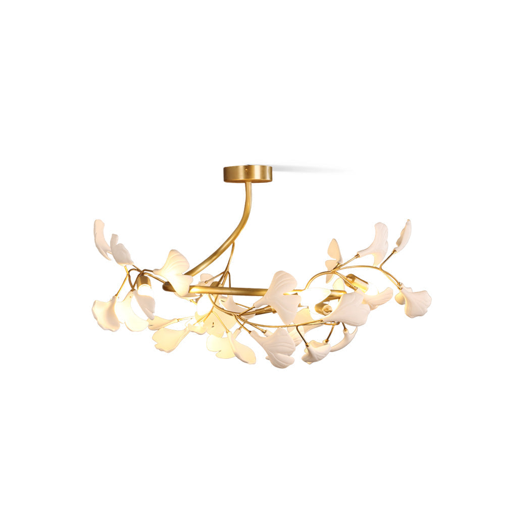 LuxeGingko - Deckenlampe mit Ginkgo-Design und subtiler Beleuchtung
