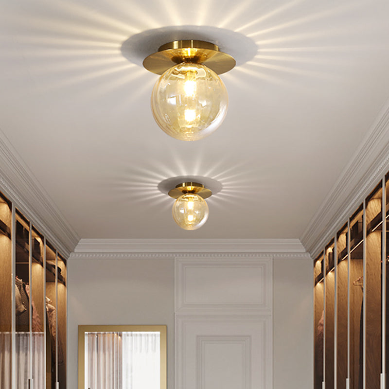 ElegantGlans - Ceiling Light in Smoked Gold