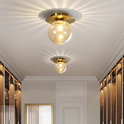 ElegantGlans - Ceiling Light in Smoked Gold