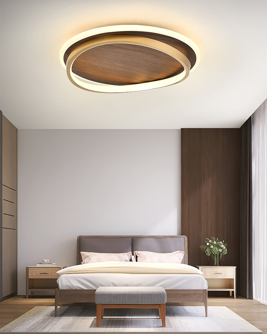 LuxeParfco - Ceiling Lamp with Subtle Style and Warm Light Distribution