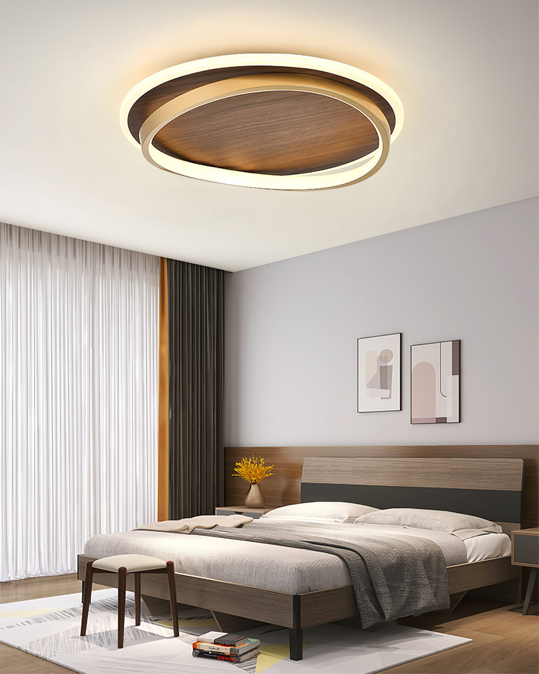 LuxeParfco - Ceiling Lamp with Subtle Style and Warm Light Distribution