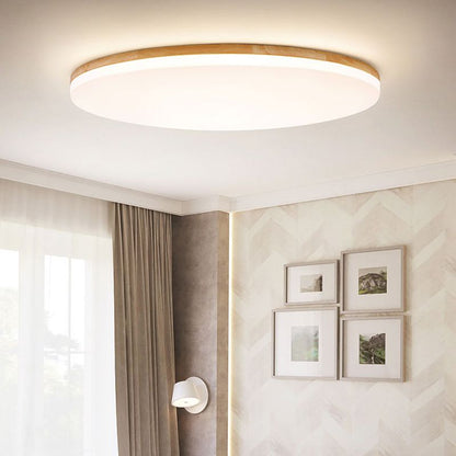 WoodMetal – LED loftlampe med træ og metal