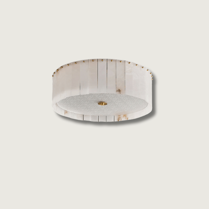 ElysianLuxe - Ceiling Lamp with Alabaster Details and Intimate Lighting