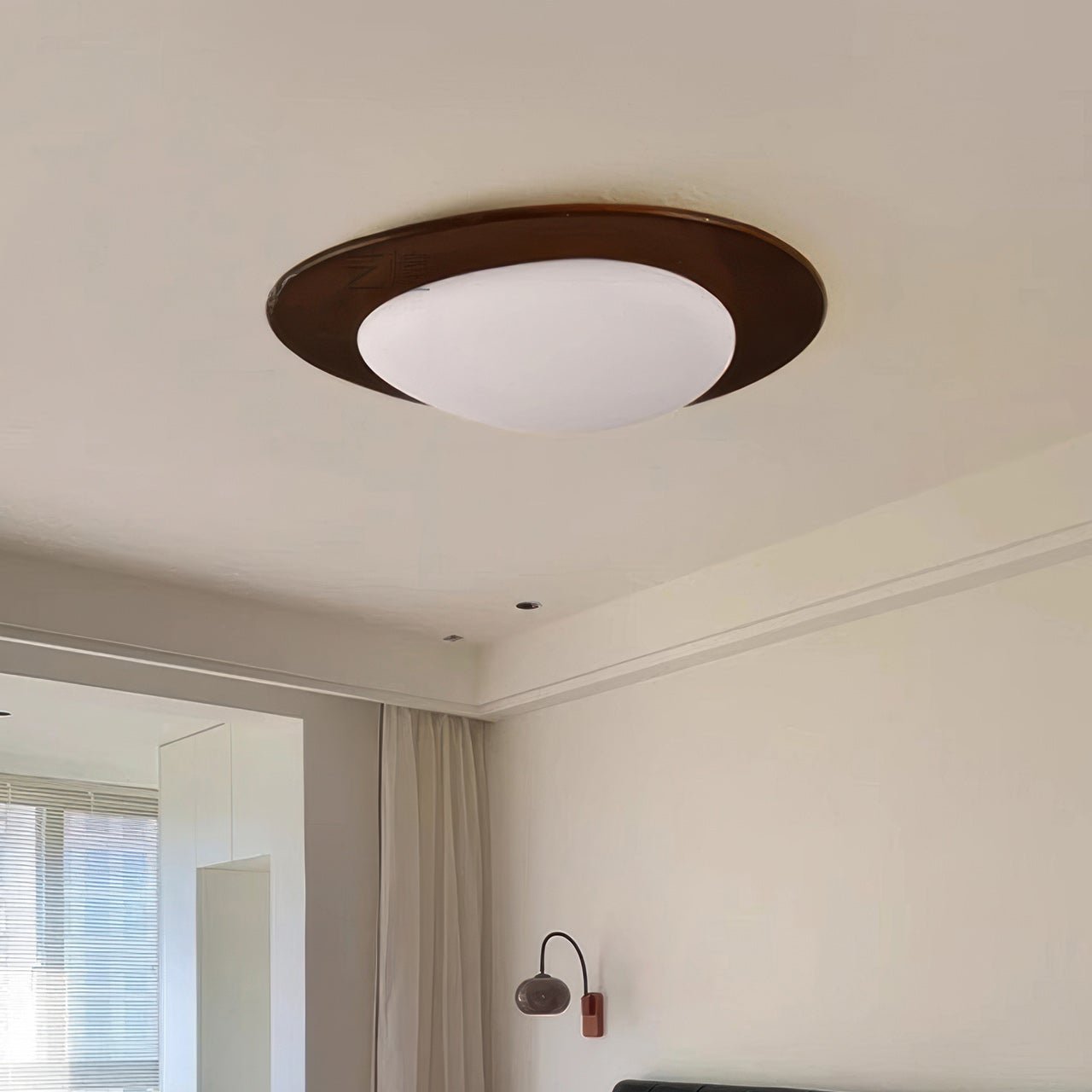 PebbleGlow | Scandinavian Wooden Ceiling Light