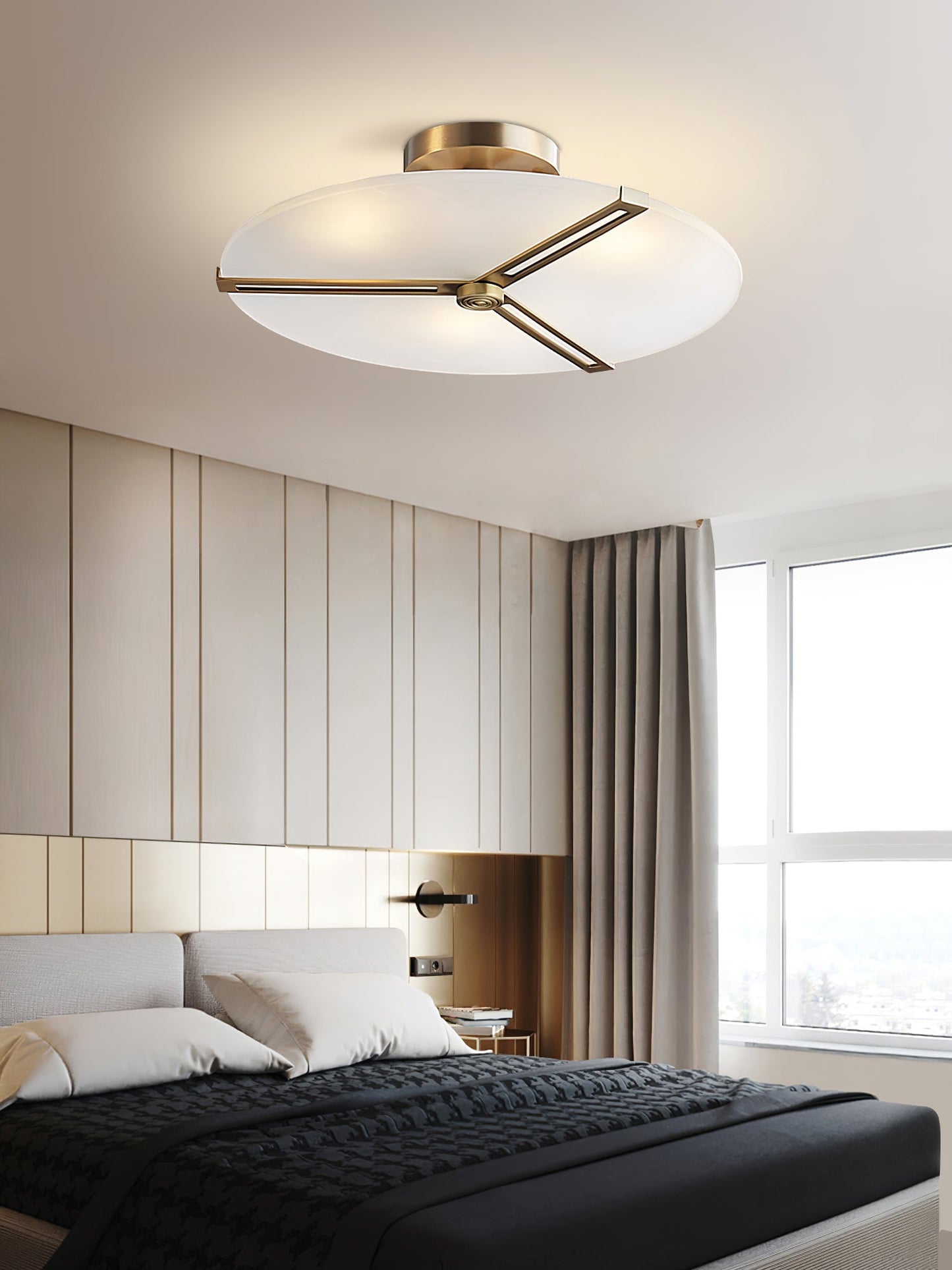LuxeASO - Deckenlampe mit zeitgenössischem Design und subtiler Beleuchtung