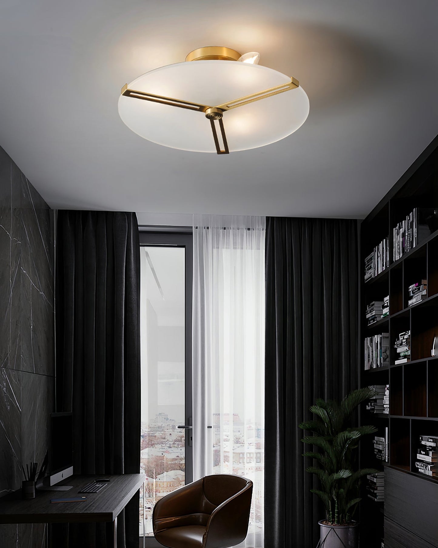 LuxeASO - Deckenlampe mit zeitgenössischem Design und subtiler Beleuchtung