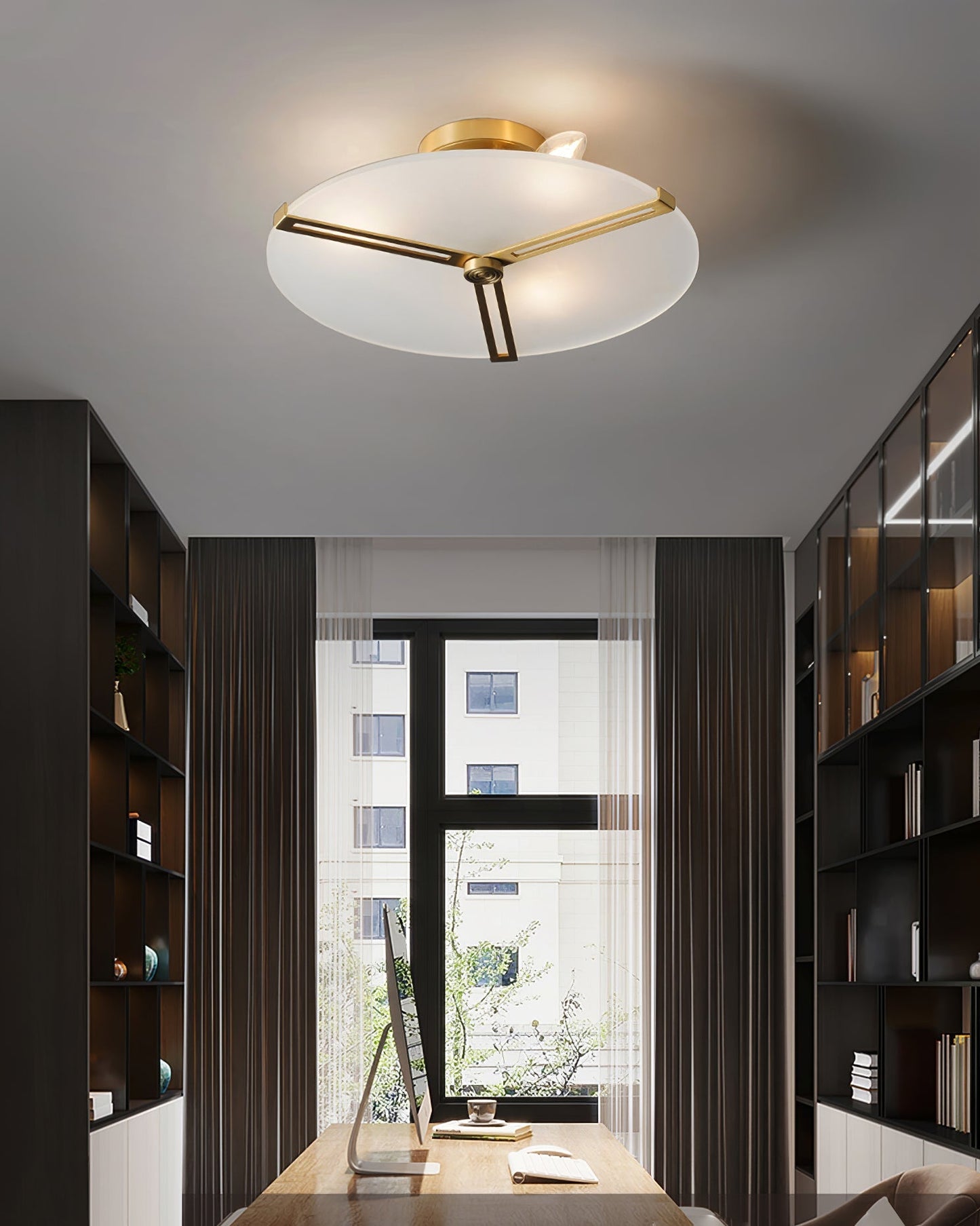 LuxeASO - Deckenlampe mit zeitgenössischem Design und subtiler Beleuchtung