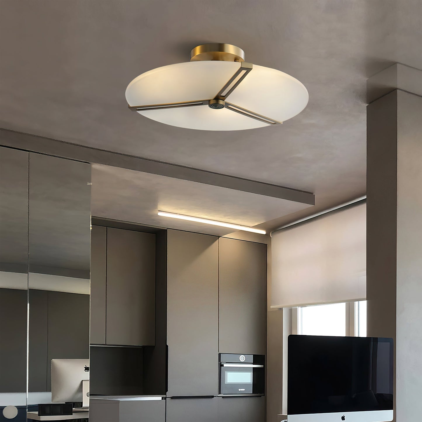 LuxeASO - Deckenlampe mit zeitgenössischem Design und subtiler Beleuchtung