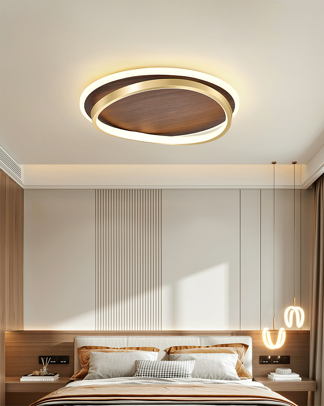LuxeParfco - Ceiling Lamp with Subtle Style and Warm Light Distribution