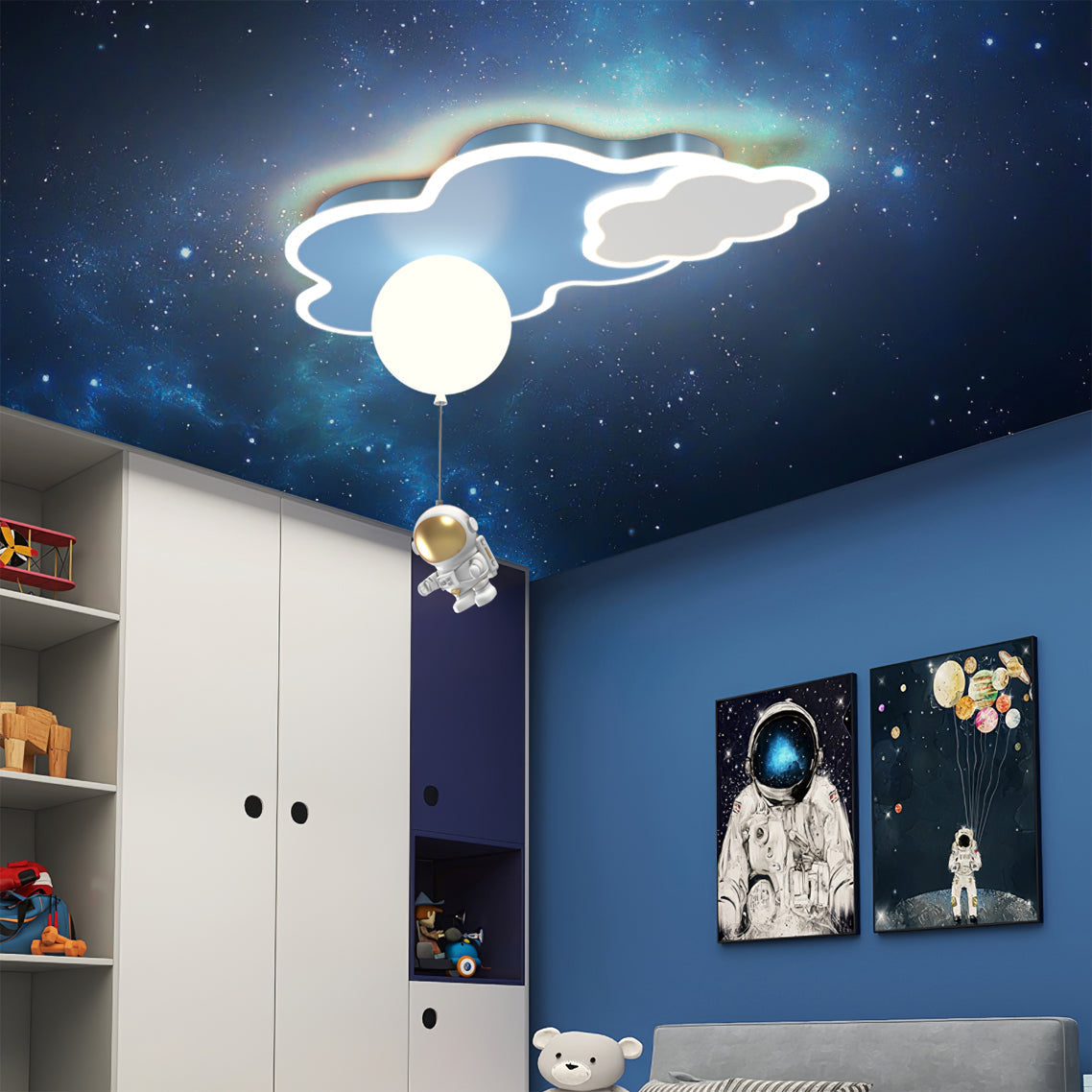 NuagesLuxe - Ceiling Light with Cloud Accents and Intimate Lighting