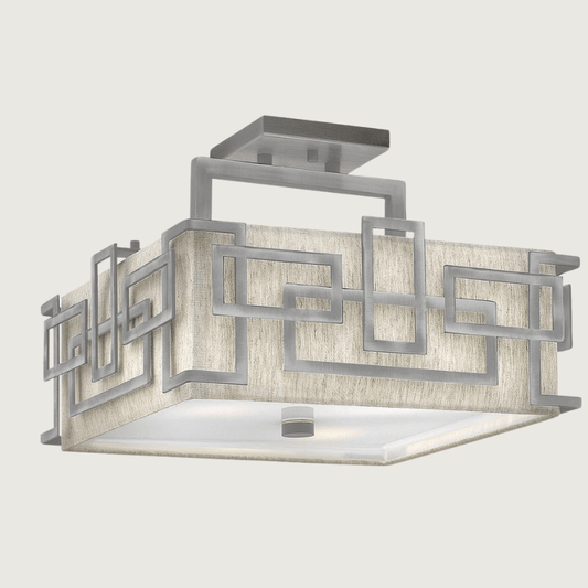 NikkelGlans - Loftlampe med 3 lyskilder