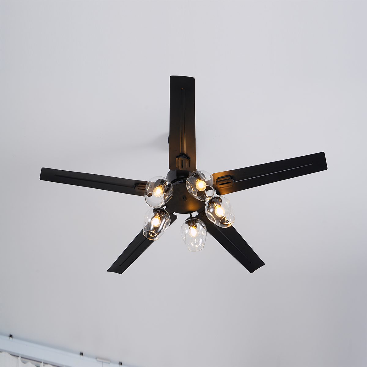 ClearSpin - Elegant Glass Ceiling Fan