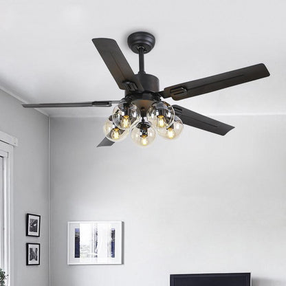 ClearSpin - Elegant Glass Ceiling Fan