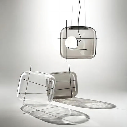PlotGlow | Elegante Glas-Pendelleuchte