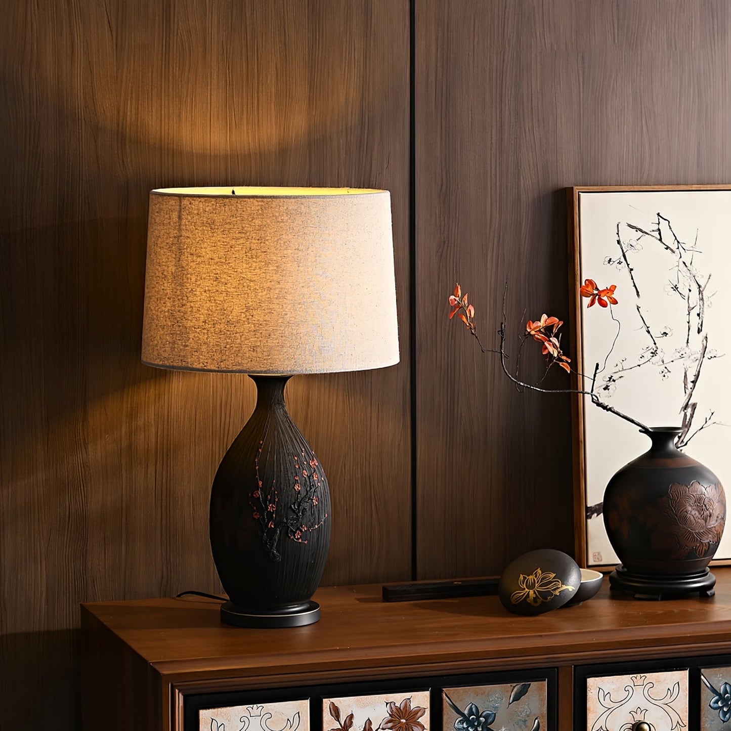 CeramicPlum - Tischlampe