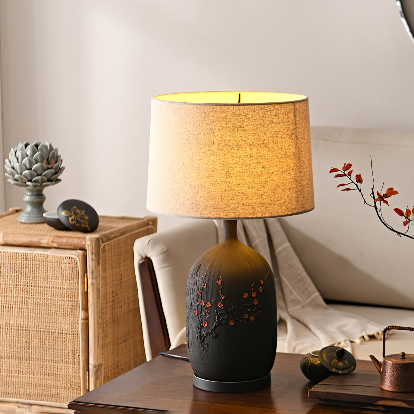 CeramicPlum - Tischlampe