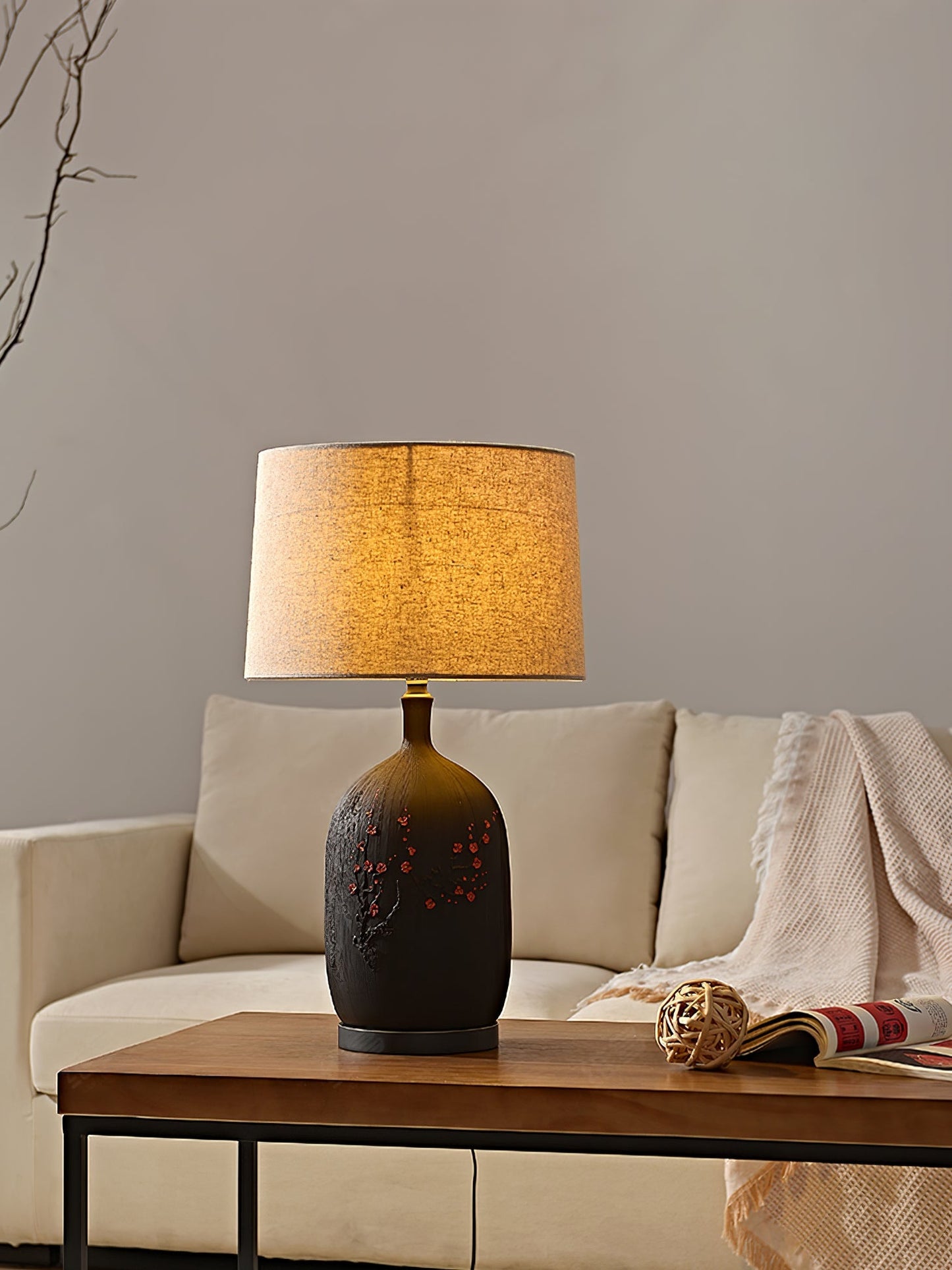 CeramicPlum - Tischlampe