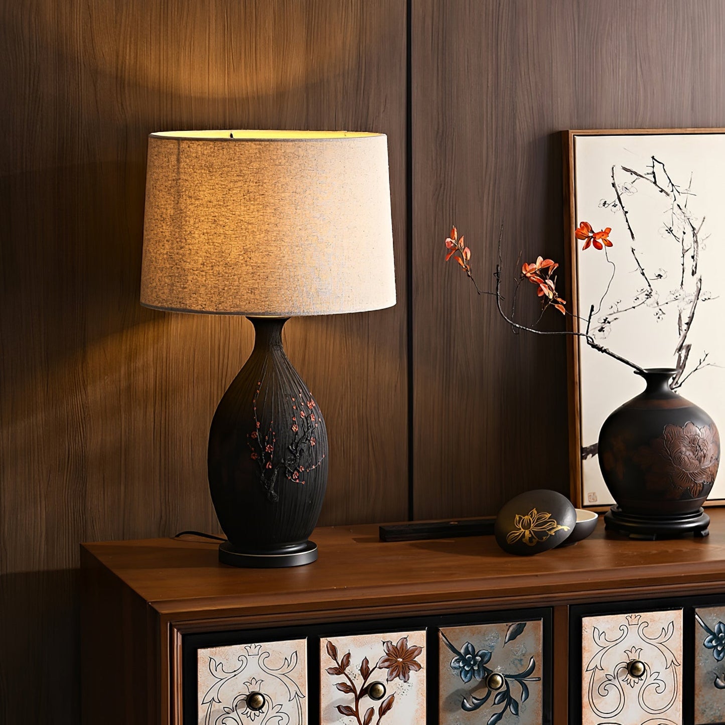 CeramicPlum - Tischlampe