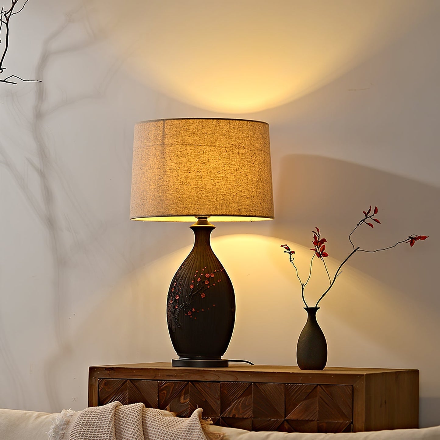 CeramicPlum - Tischlampe