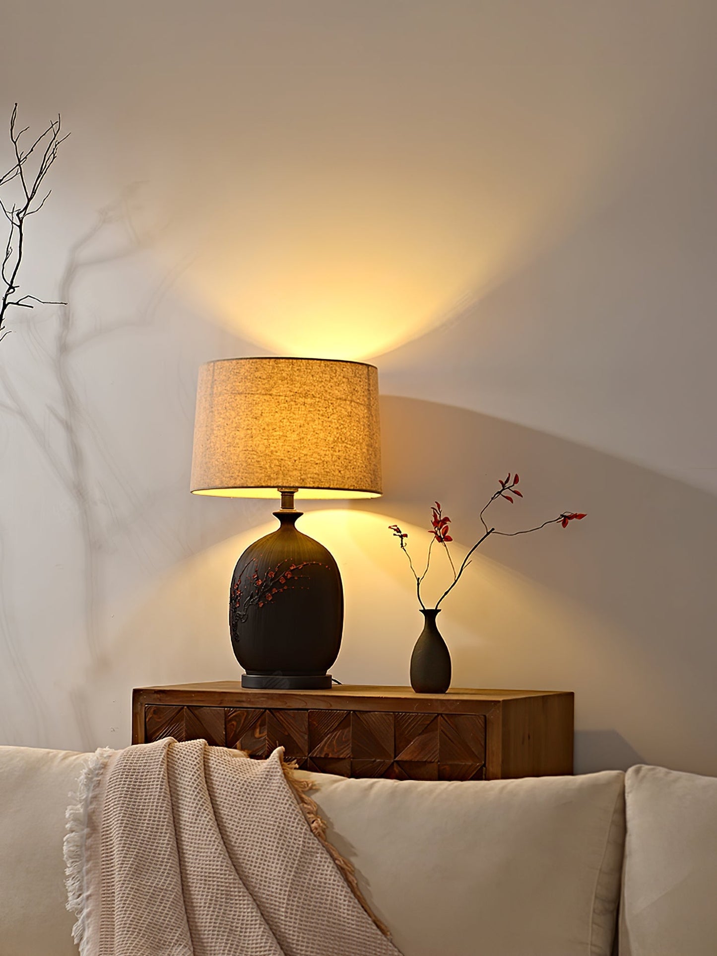 CeramicPlum - Tischlampe
