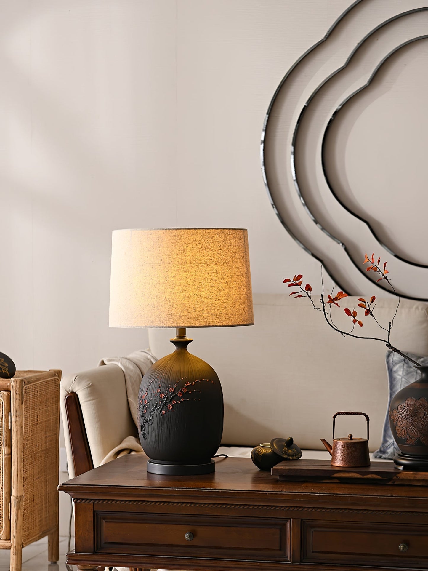 CeramicPlum - Tischlampe