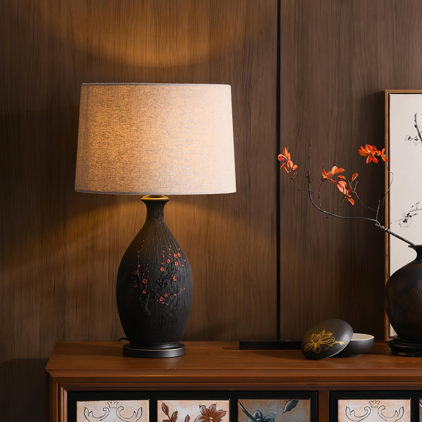 CeramicPlum - Tischlampe