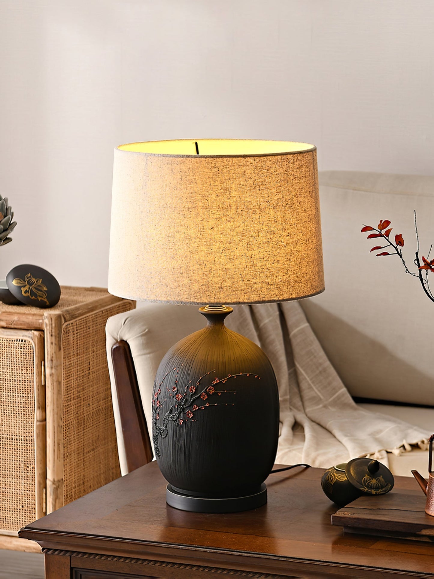 CeramicPlum - Tischlampe