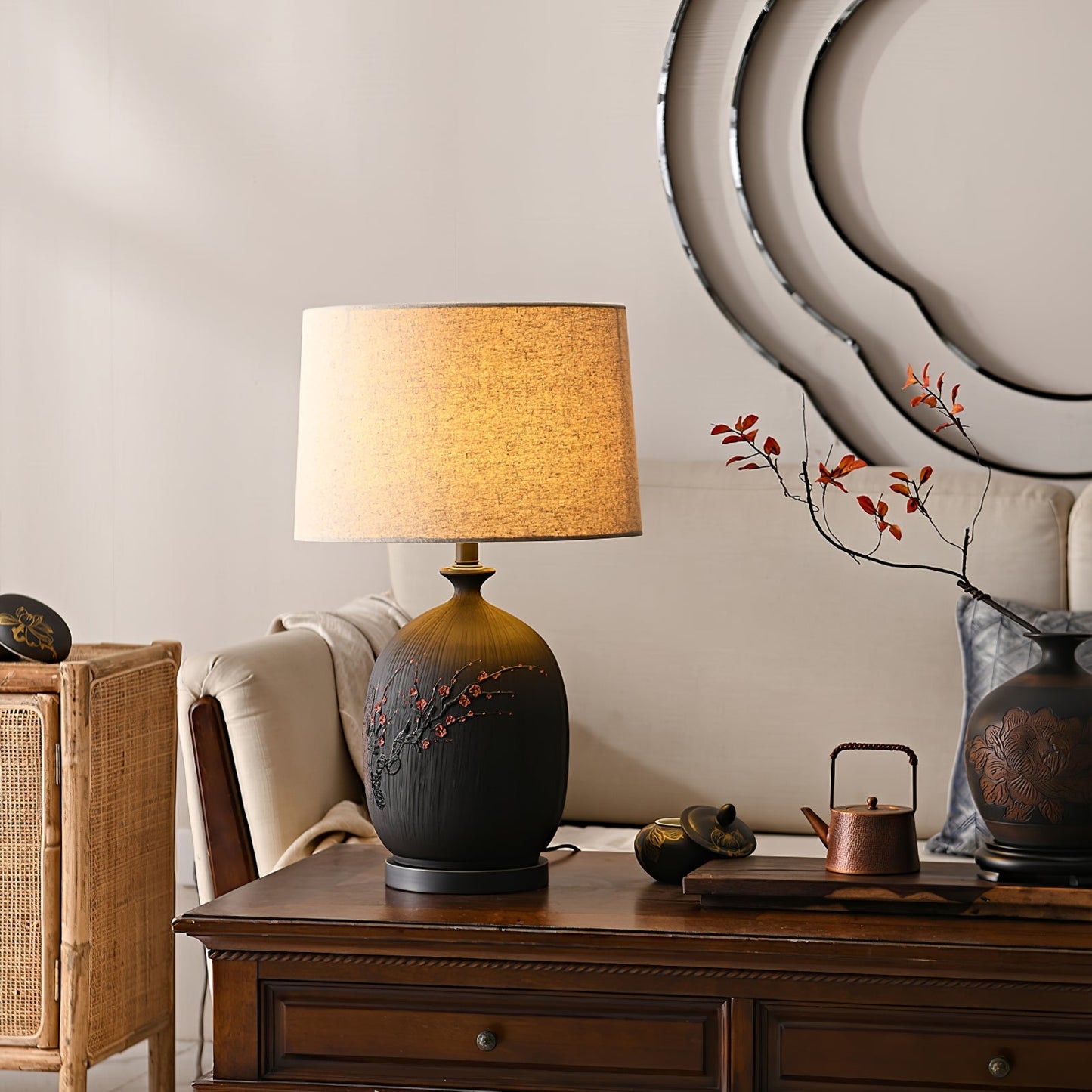 CeramicPlum - Tischlampe
