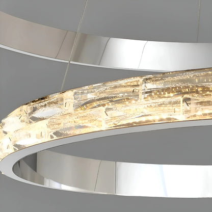 ShineWave - Moderne Deckenleuchte aus Edelstahl