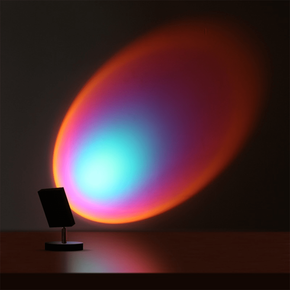 RetroRay - Bordlampe med solnedgangseffekt