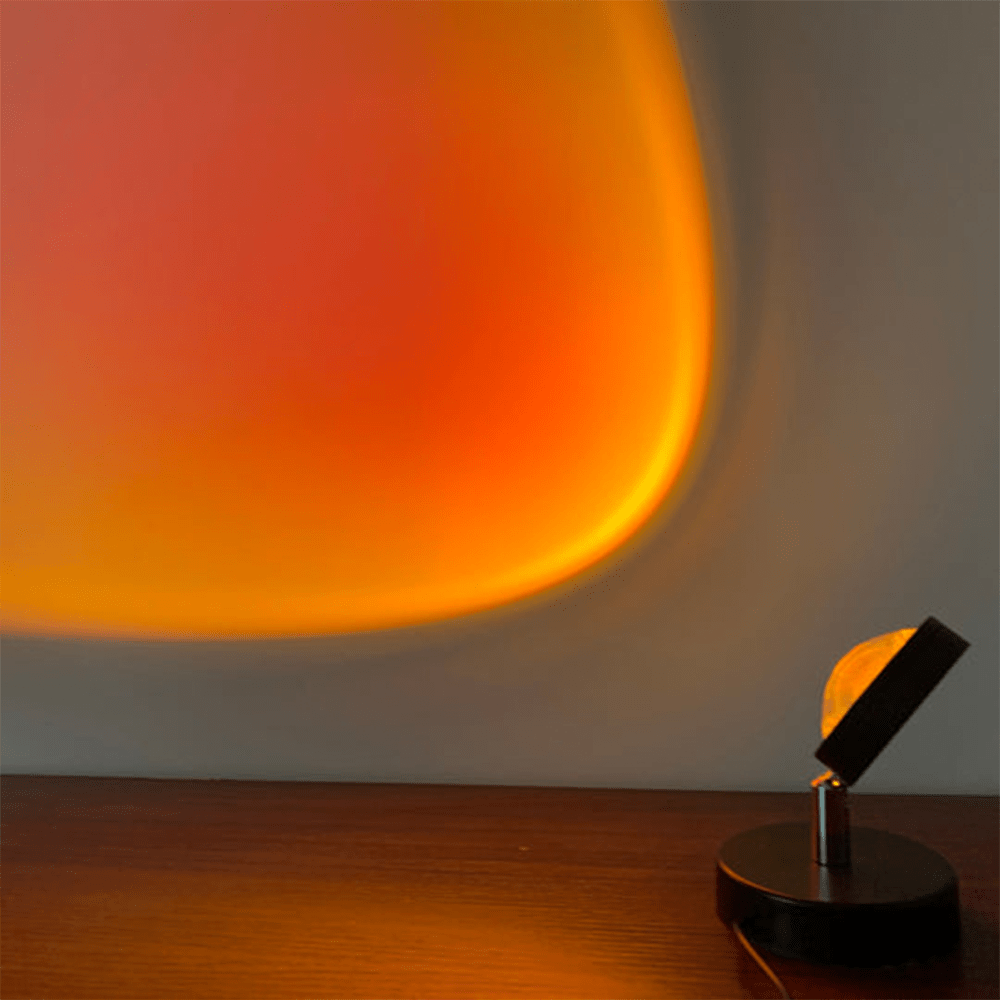 RetroRay - Bordlampe med solnedgangseffekt