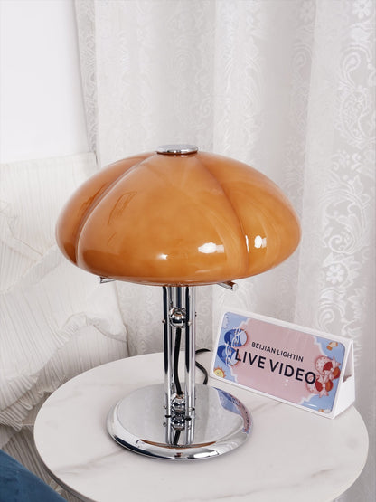 OrangeCurve - Moderne Glas Bordlampe