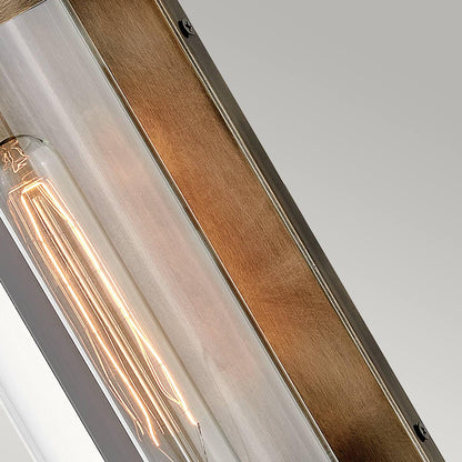 Pearson - Lanterne murale moyenne 1 lumière bronze