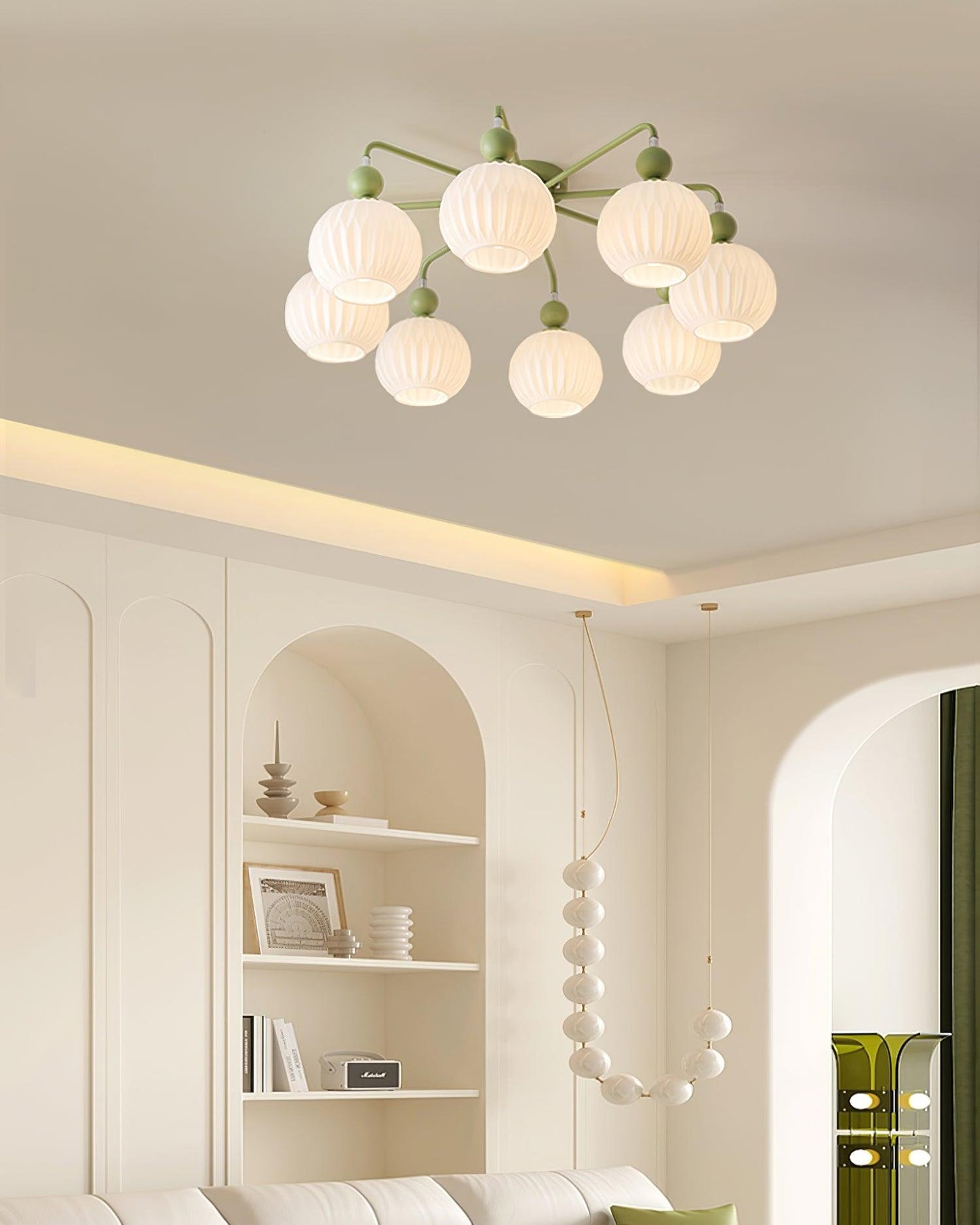 ReneeLuxe - Deckenleuchte mit luxuriösem Finish und atmosphärischem Leuchten
