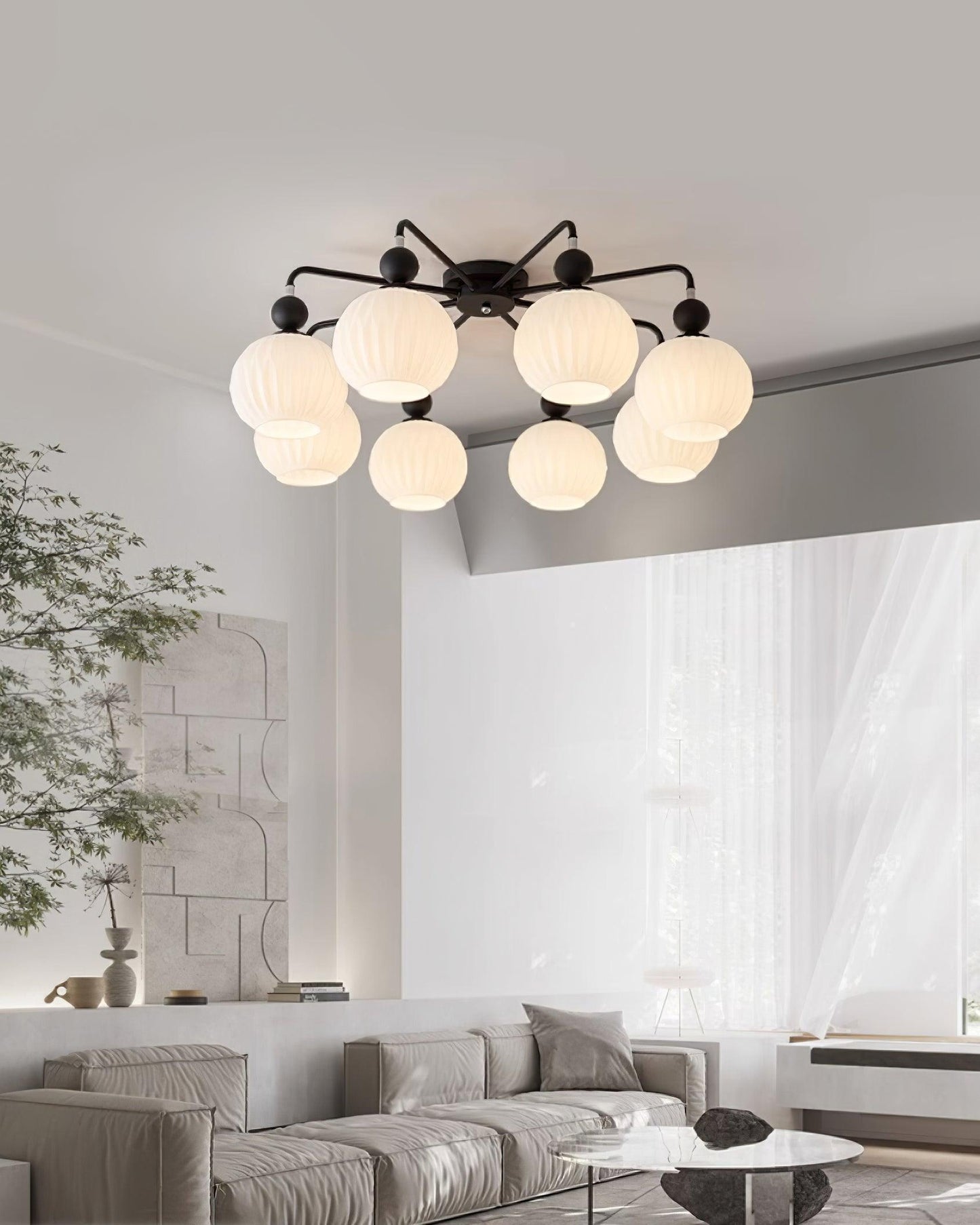 ReneeLuxe - Deckenleuchte mit luxuriösem Finish und atmosphärischem Leuchten