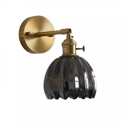 PetalShine - Lampe murale rétro en forme de fleur