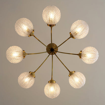 GlassLuxe - Taklampe med retro glassform og intim belysning